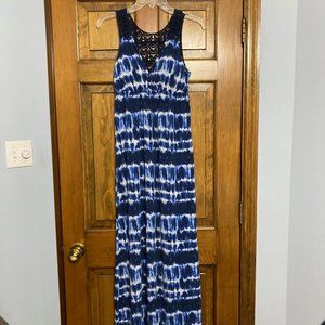 NWOT * Lace Back Tie Dyed Dress